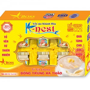 Yến sào Khánh Hòa K-nest Đông Trùng Hạ Thảo 35% - Hộp Quà